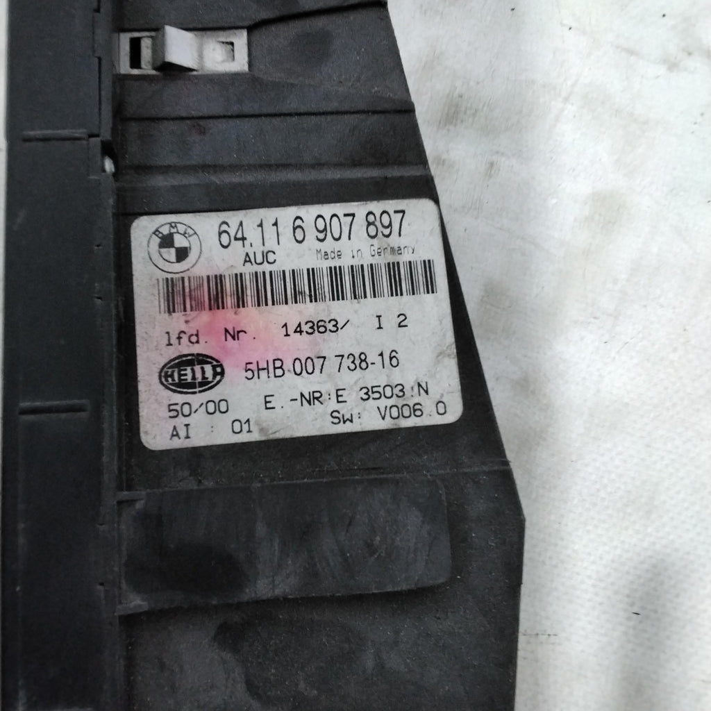 Comando climatizzatore/riscaldamento BMW 3 (E46) anno 2001/2005 codice:64116907897