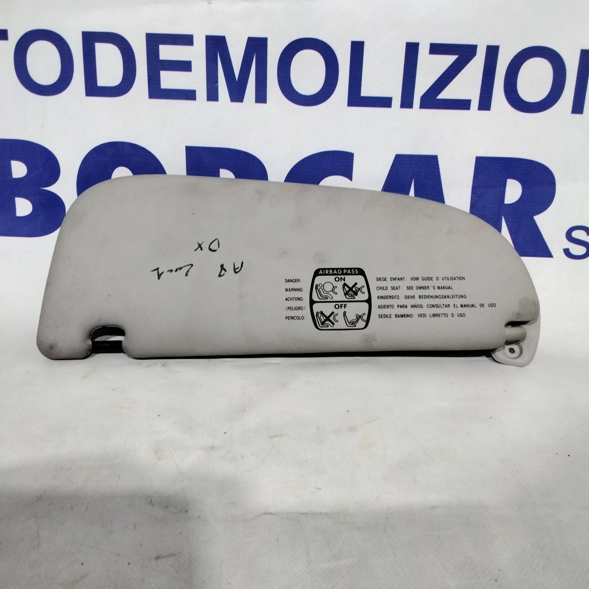 Right sun visor AUDI A8 year 2001