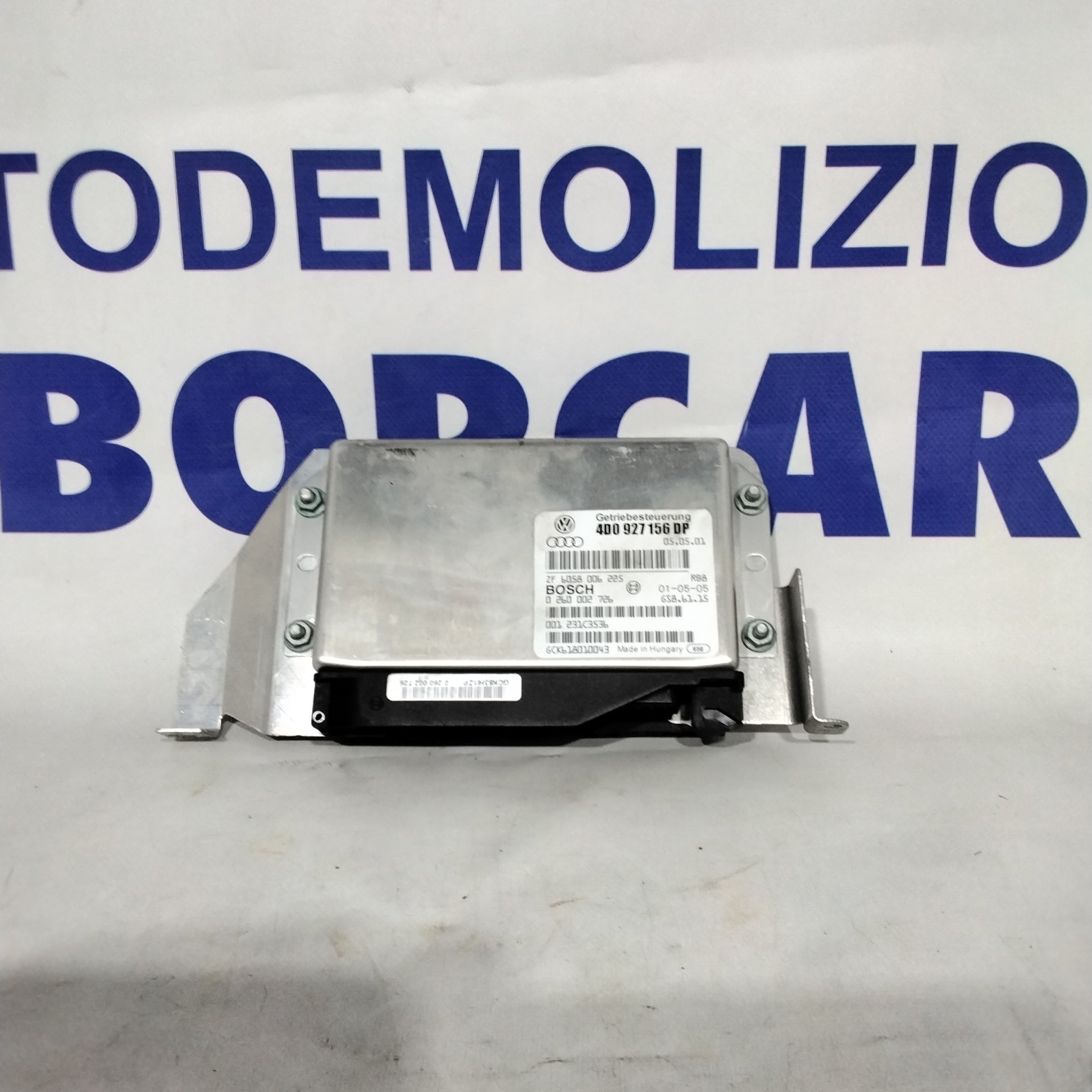 Automatic transmission control unit AUDI A8 MK1 2.5 tdi year 2001 code:4D0927156DP