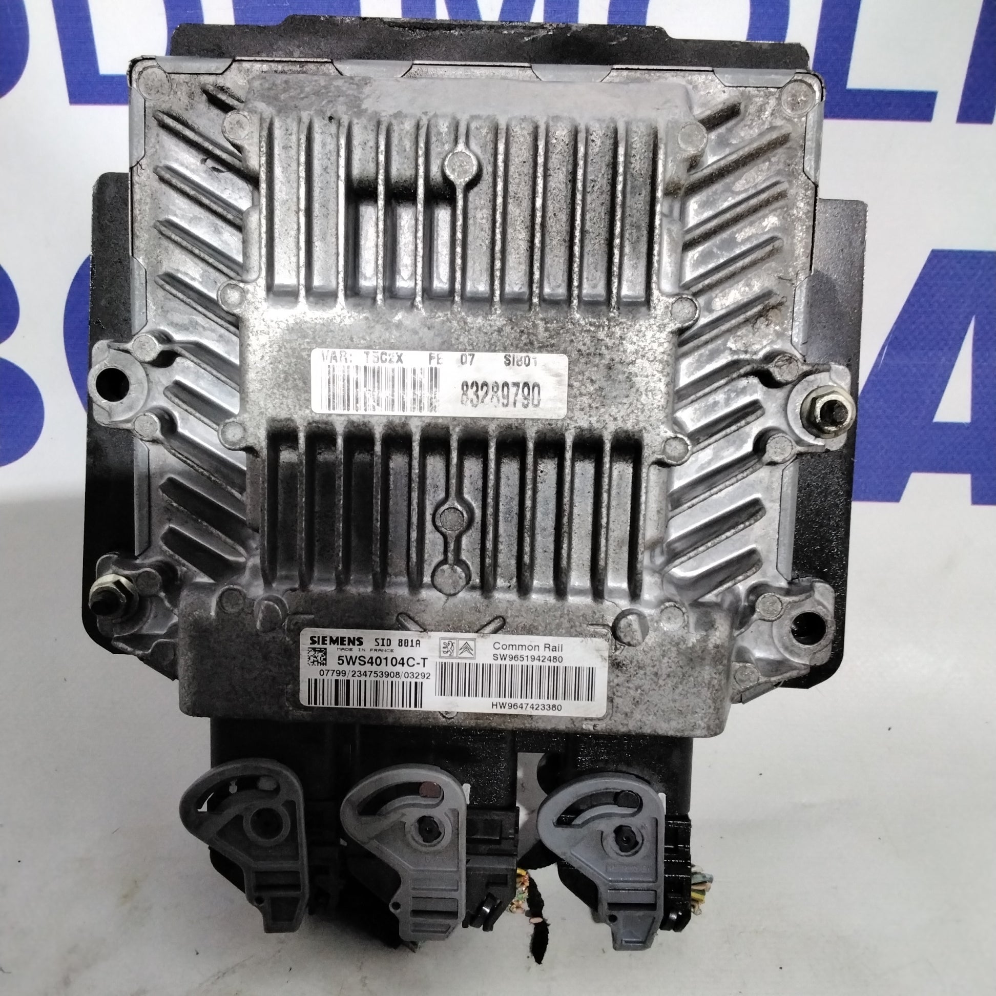 Centralina motore Siemens PEUGEOT 307 2.0 hdi anno 2003 codice:5WS40104C-T