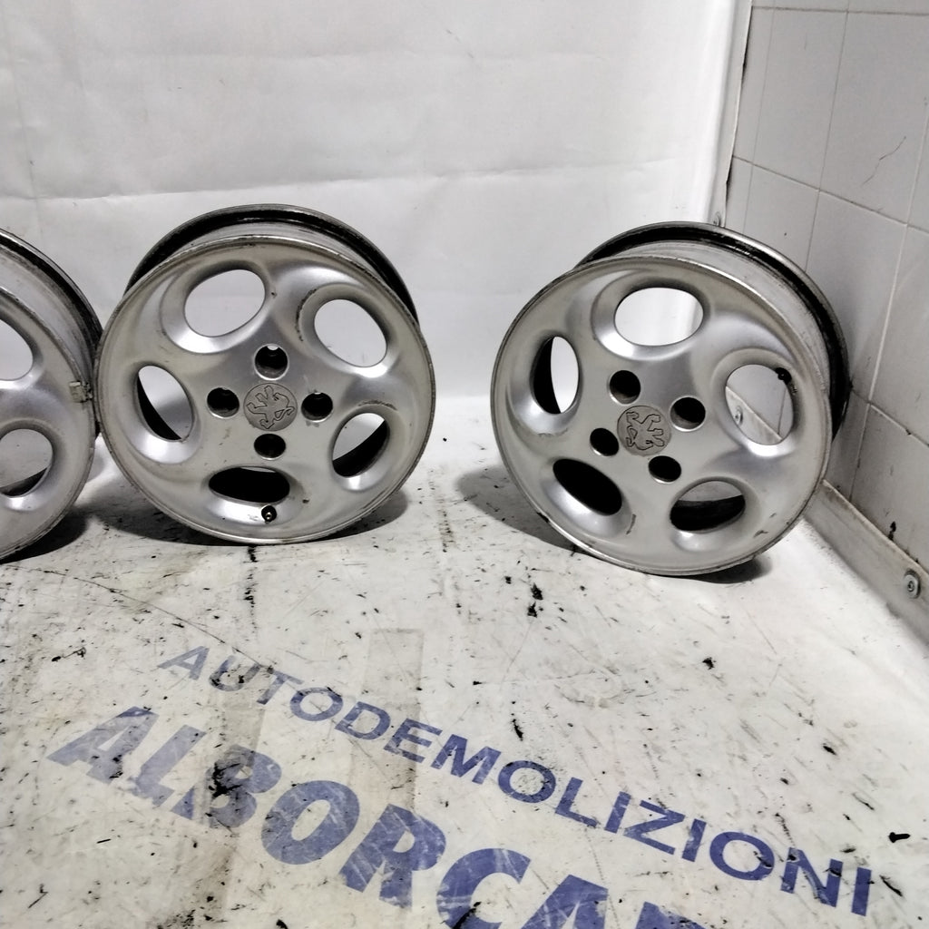 4 cerchi in lega 4 fori PEUGEOT 14 pollici