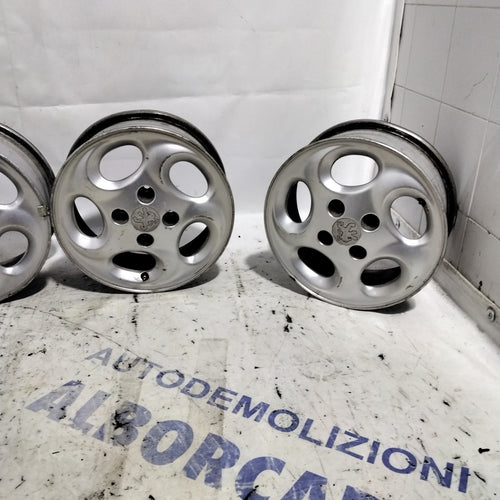 4 cerchi in lega 4 fori PEUGEOT 14 pollici