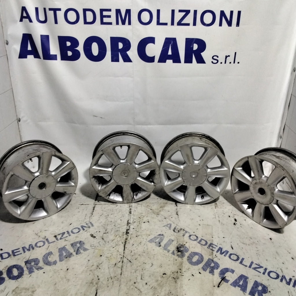 4 cerchi in lega 4 fori LANCIA ypsilon 15 pollici anno 2007