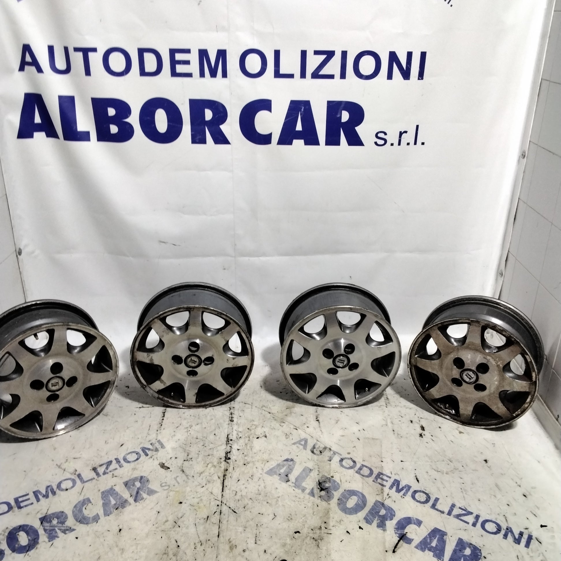 4 cerchi in lega 4 fori LANCIA 14 pollici