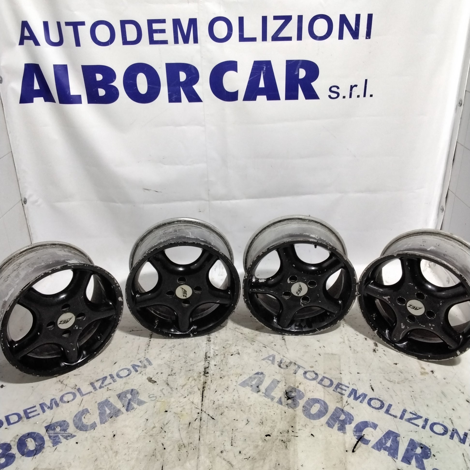 4 cerchi in lega 4 fori FIAT 15 pollici
