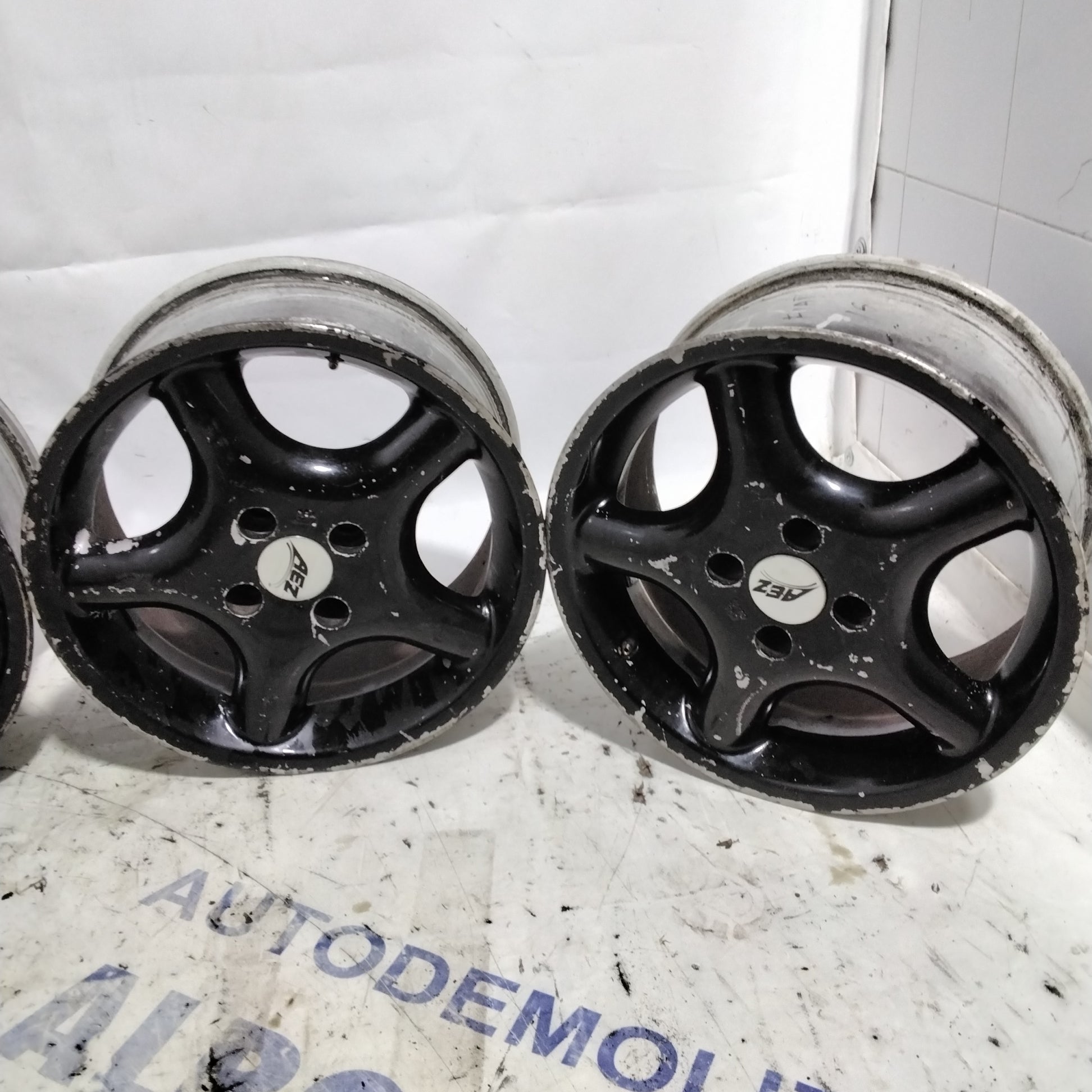 4 cerchi in lega 4 fori FIAT 15 pollici