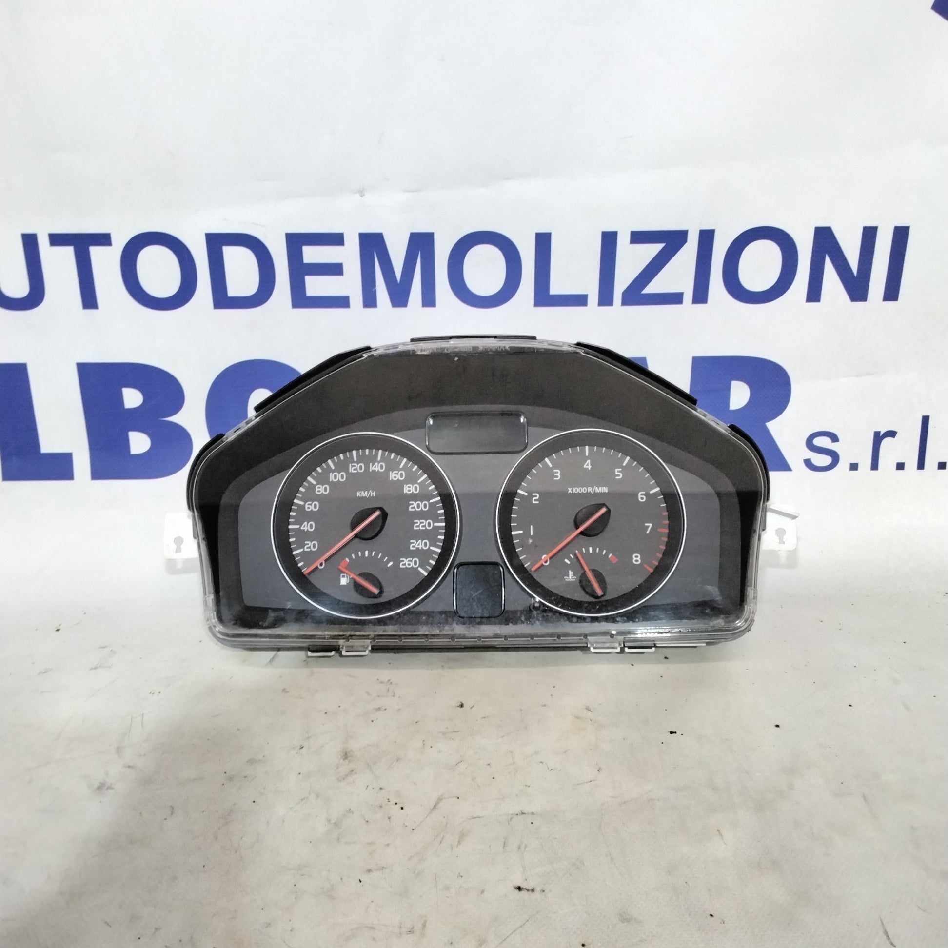 Quadro strumenti/contachilometri volvo s40 2.0 benzina anno 2008 codice:31254775