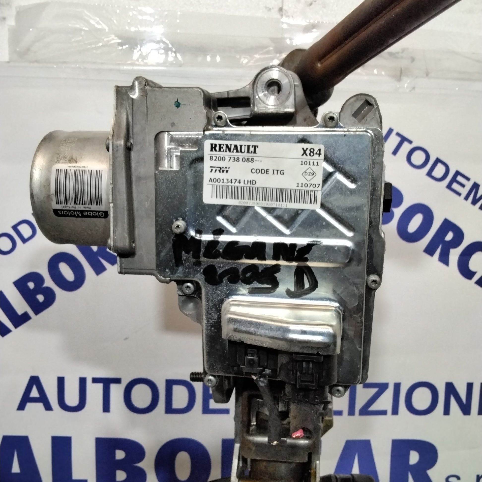 Canna  sterzo completa   renault megane 1.5 dci anno 2005 codice:8200738088(3p)