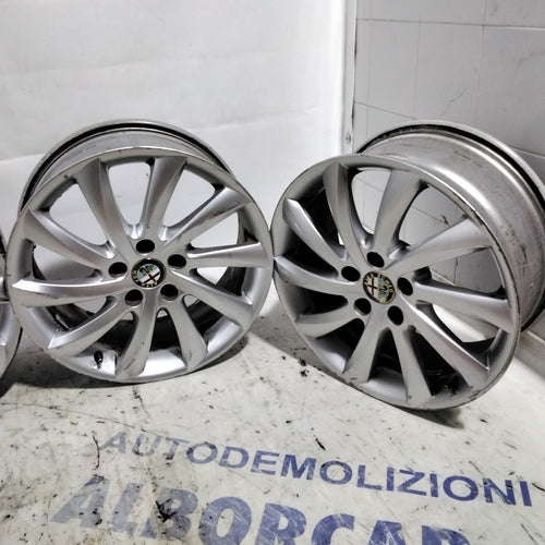 4 cerchi in lega 5 fori alfa romeo  17" pollici