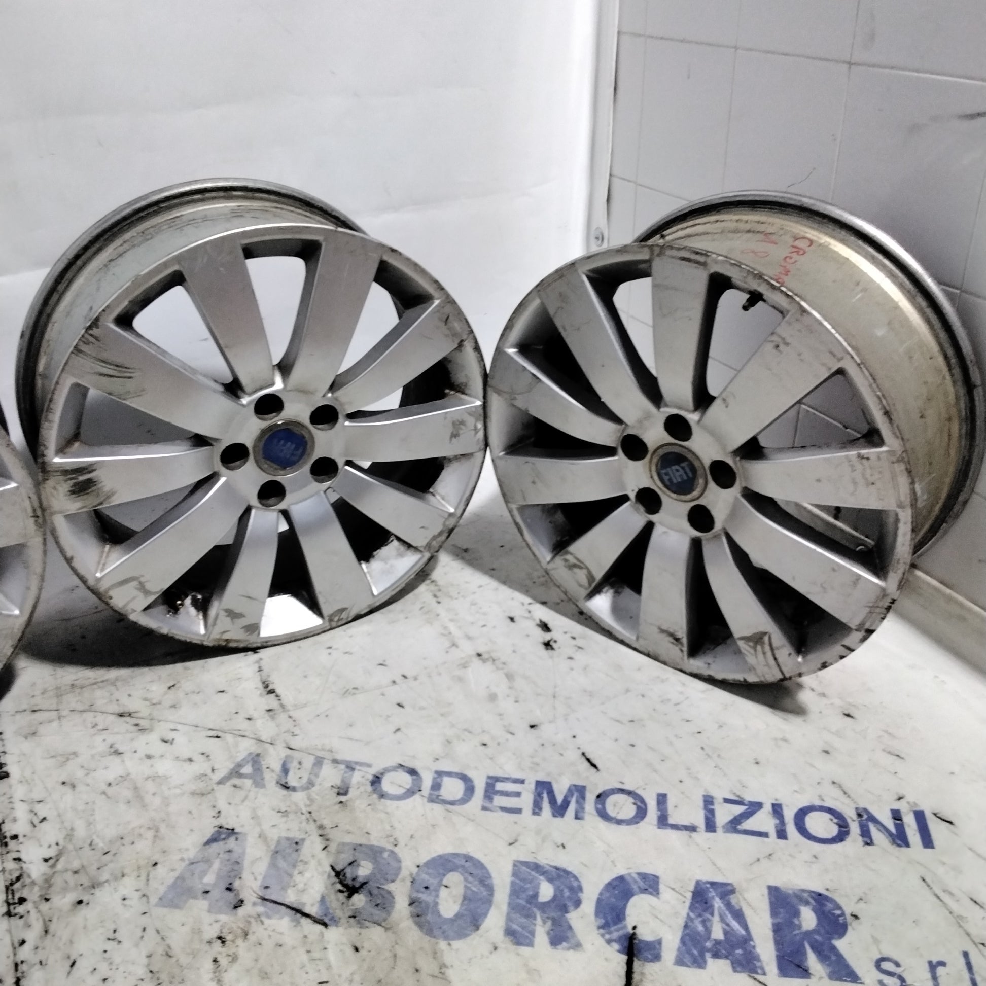 4 cerchi in lega 5 fori fiat croma 18 pollici