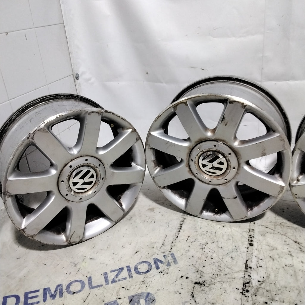 4 cerchi in lega 5 fori volkswagen 16 pollici