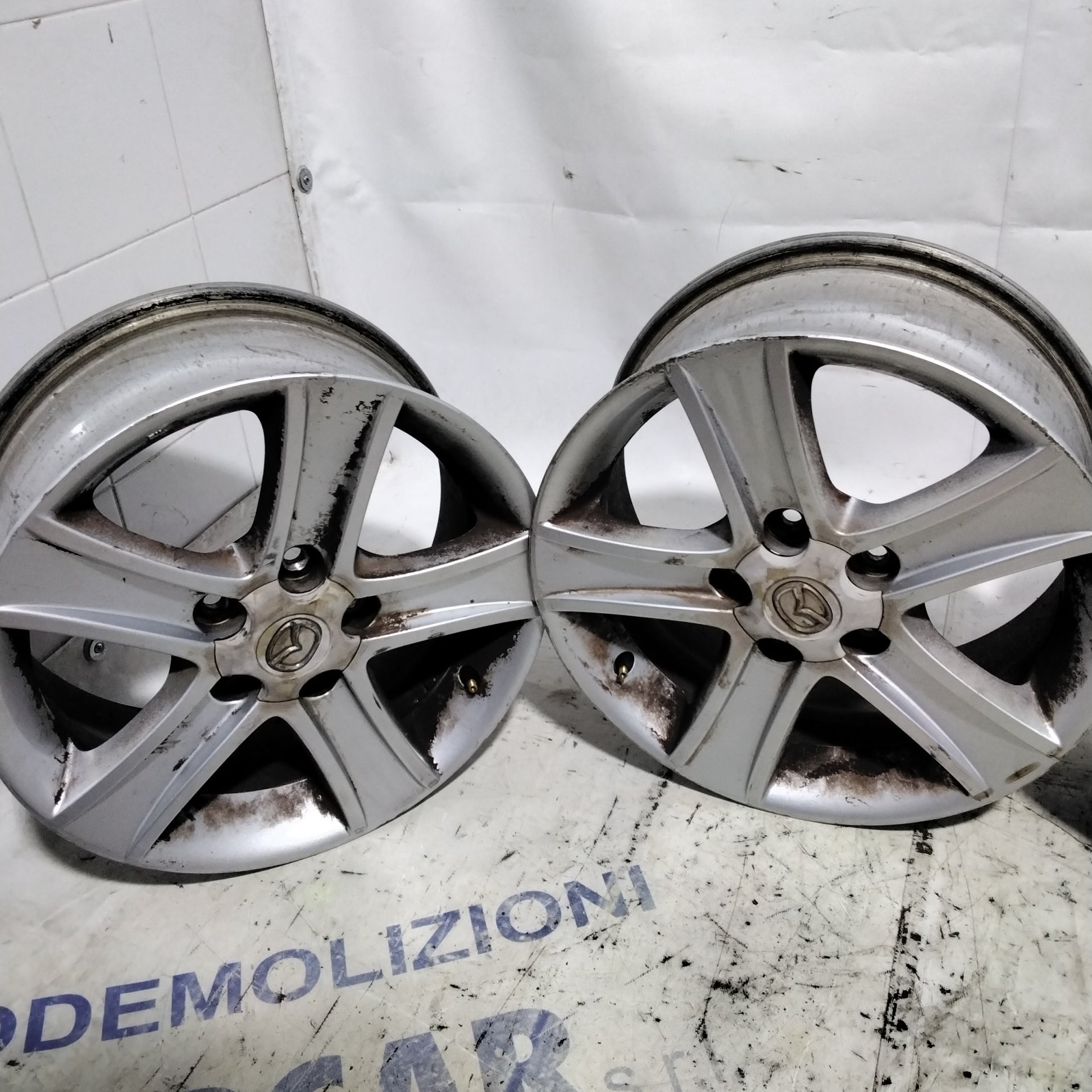4 cerchi in lega 5 fori MAZDA 16 pollici
