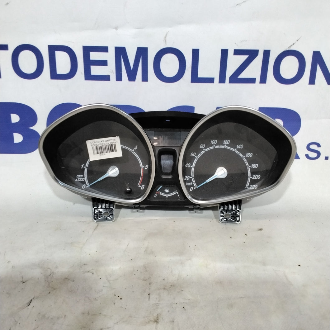 Quadro strumento /contachilometri ford fiesta 1.4 benzina anno 2014 codice:A12833389