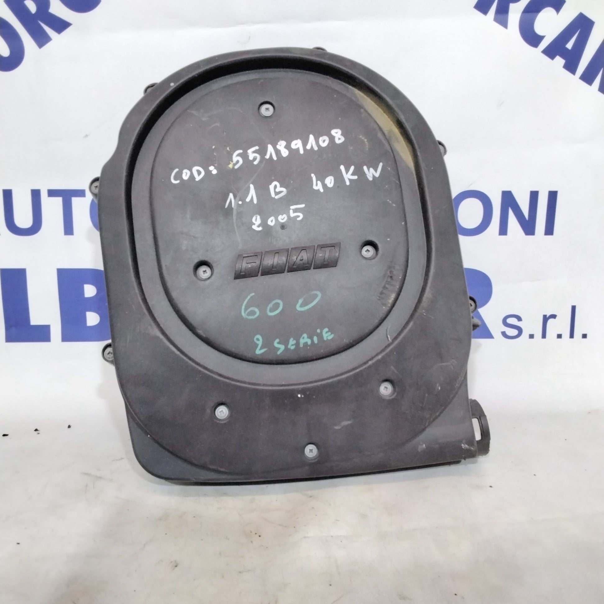 Porta filtro aria fiat 600 seconda serie anno 2005 codice:F1001962