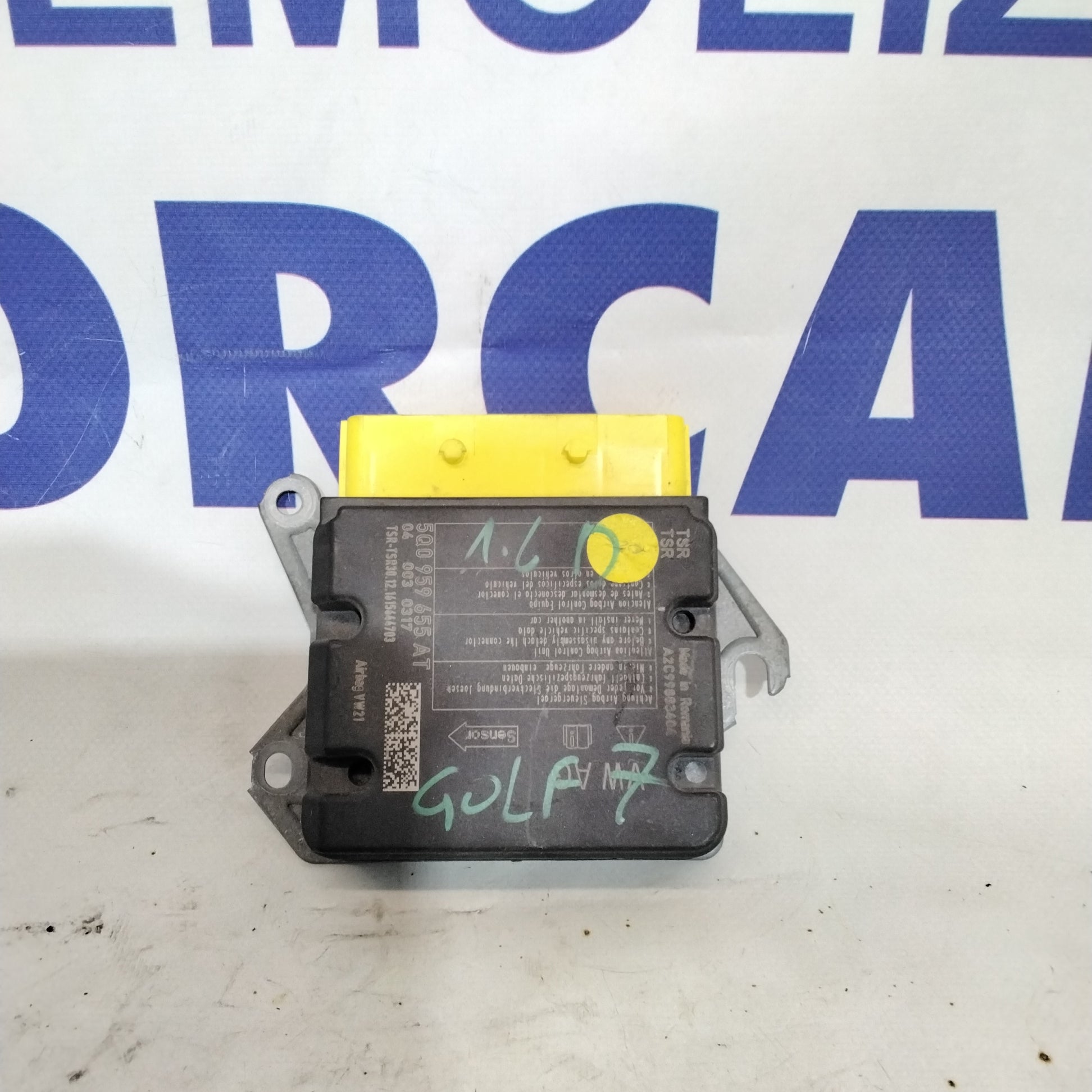 Centralina airbag volkswagen golf 7 1.6 diesel anno 2017 codice:5Q0959655AT