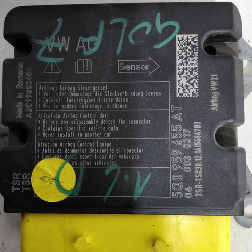 Centralina airbag volkswagen golf 7 1.6 diesel anno 2017 codice:5Q0959655AT