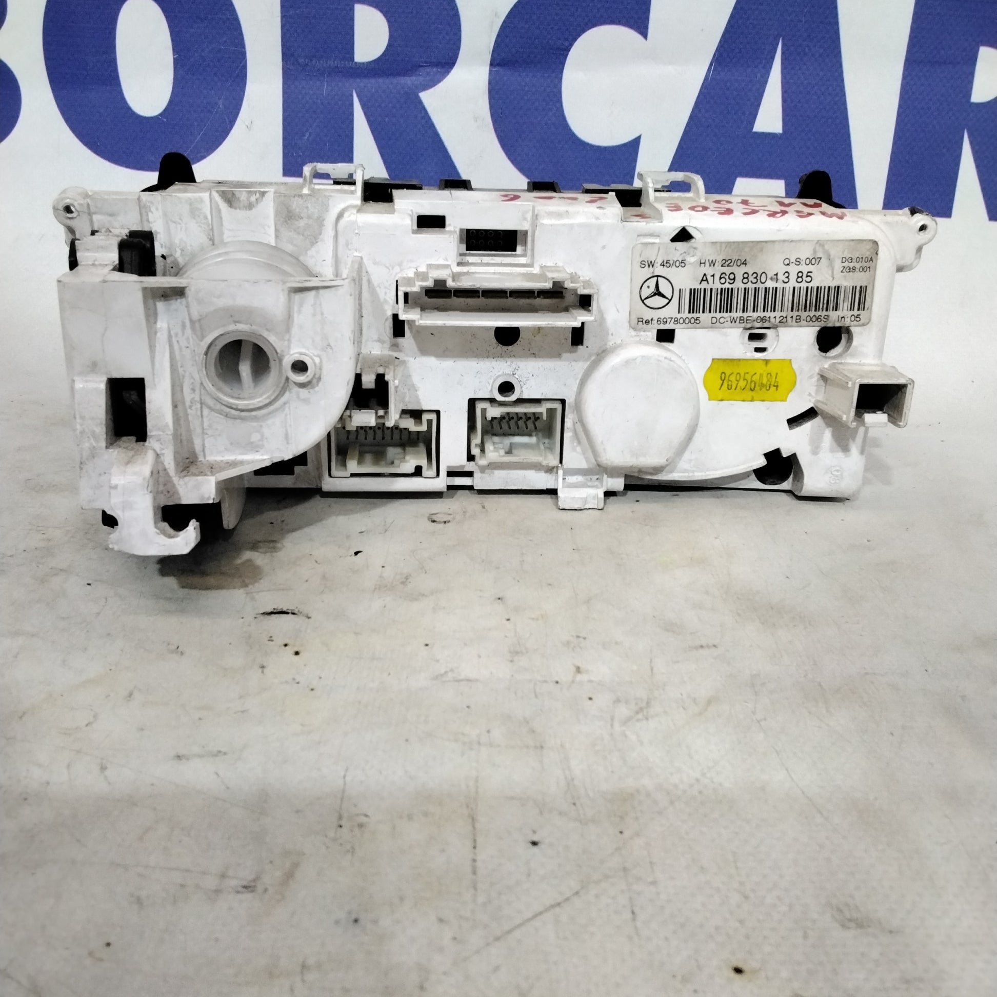 Comando climatizzatore mercedes classe A170 anno 2006 codice:A1698301385