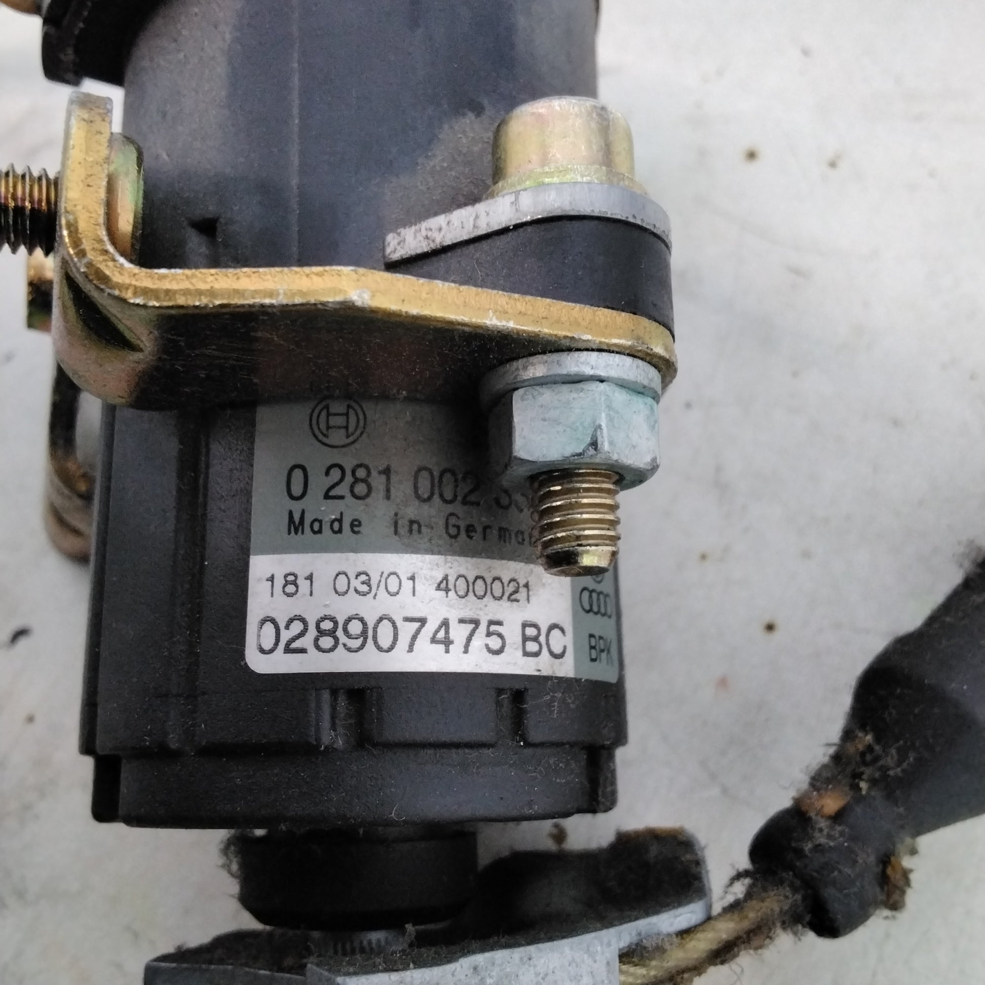 ACCELERATION POTENTIOMETER AUDI A8 2.5 tdi anno 2001 codice:0281002331