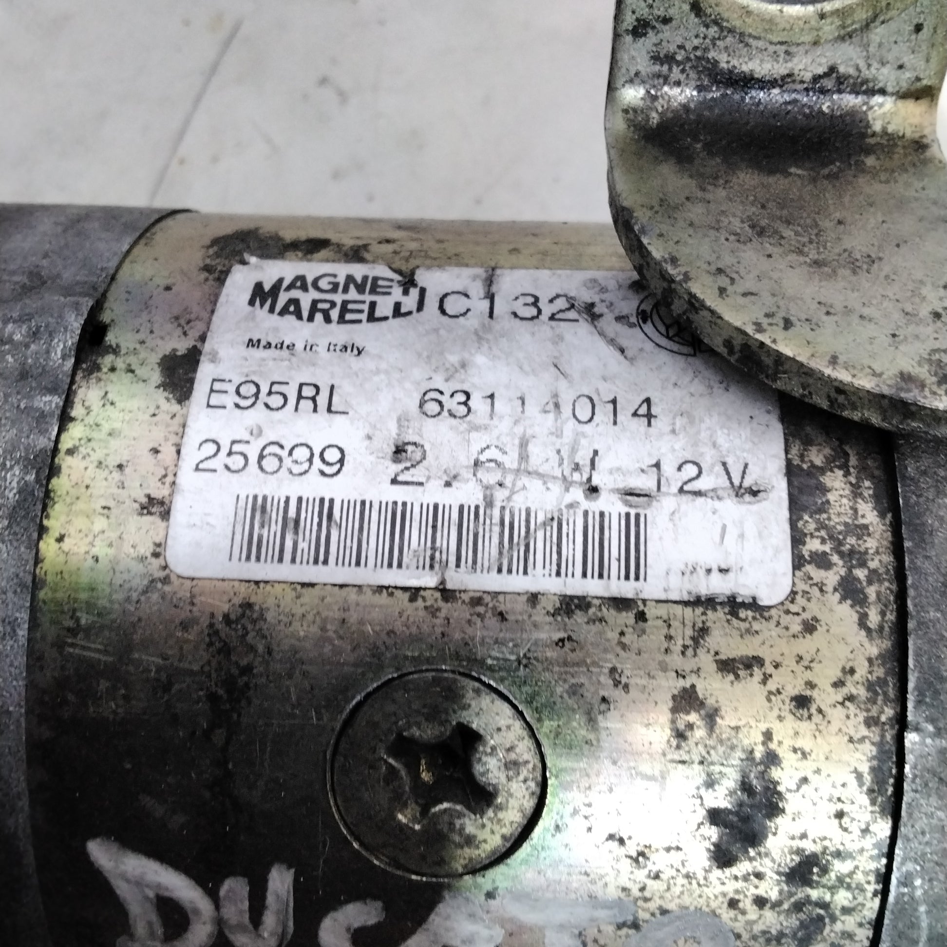 Motorino avviamento fiat ducato 2.5 TD anno 1997/2000 codice:63114014 (sf15p1)