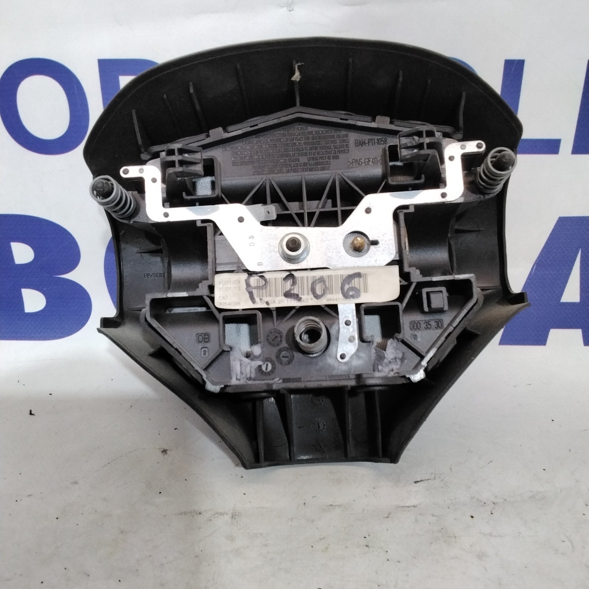 Airbag volante peugeot 206 anno 2003 codice:96441166ZR