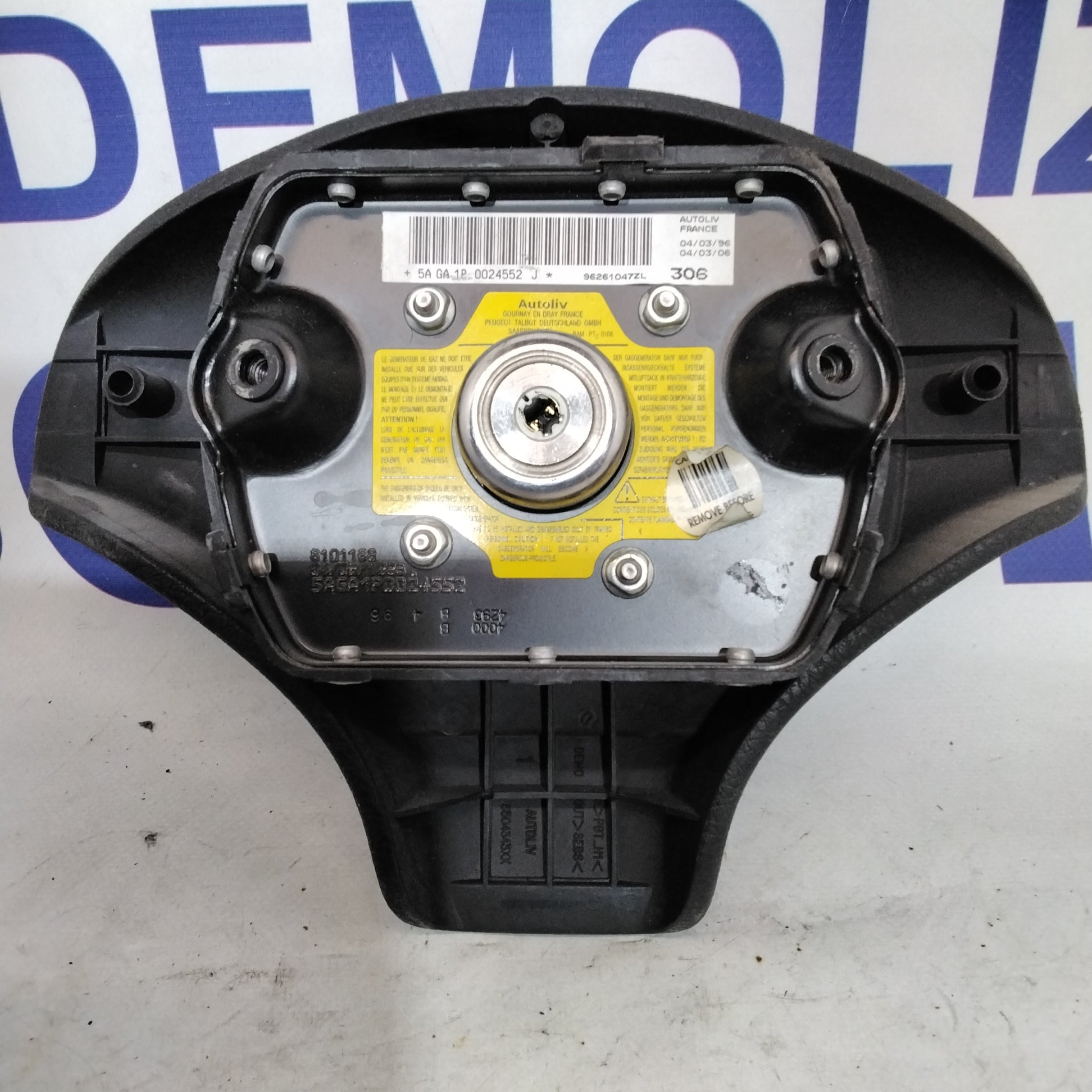 Airbag volante peugeot 307 anno 1997 codice:96261047ZL