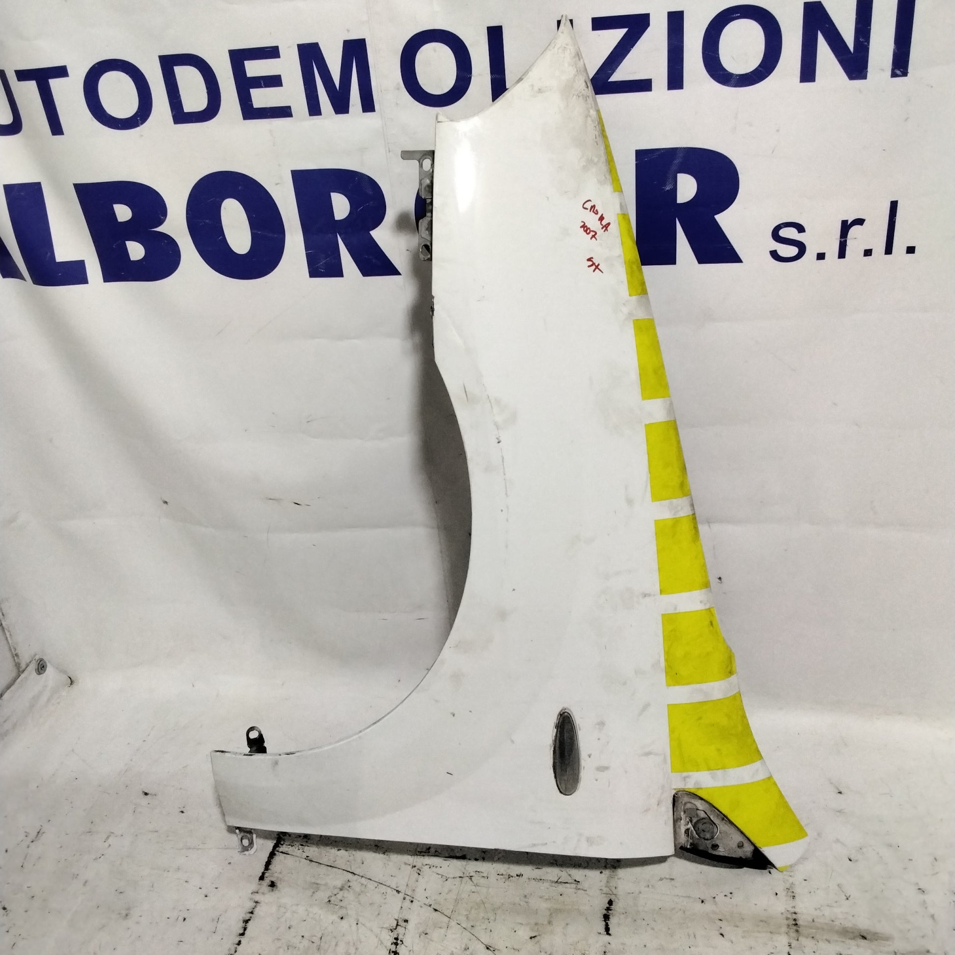 parafango fianchetto anteriore sinistro fiat croma  anno 2007