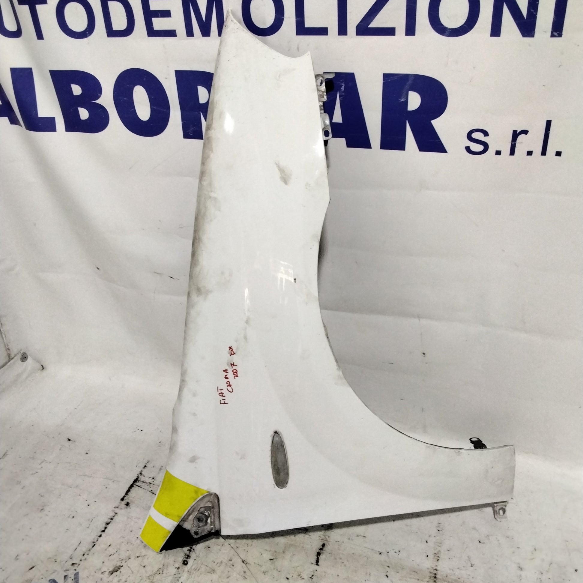 parafango fianchetto anteriore destro fiat croma anno 2007