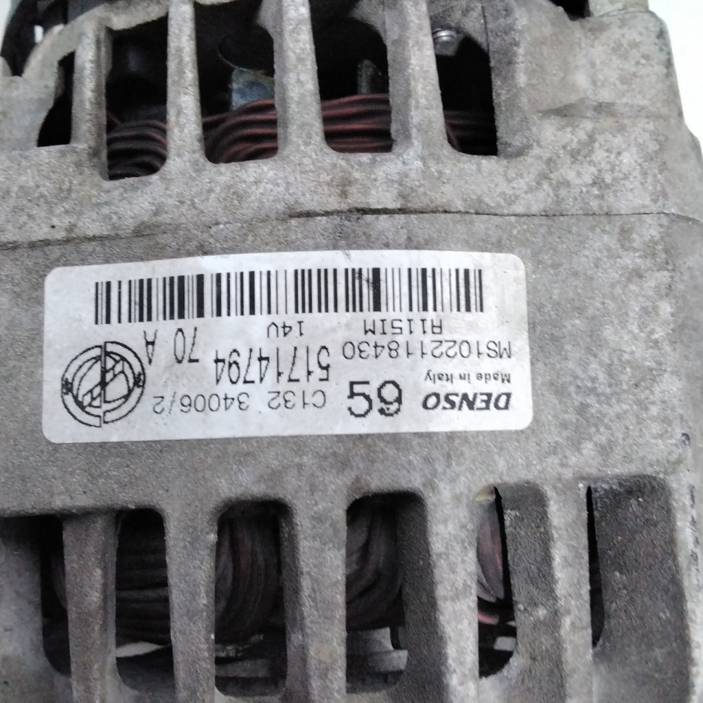 Alternador Fiat Panda 1.2 gasolina año 2006 código: 51714794 (sf15p9)