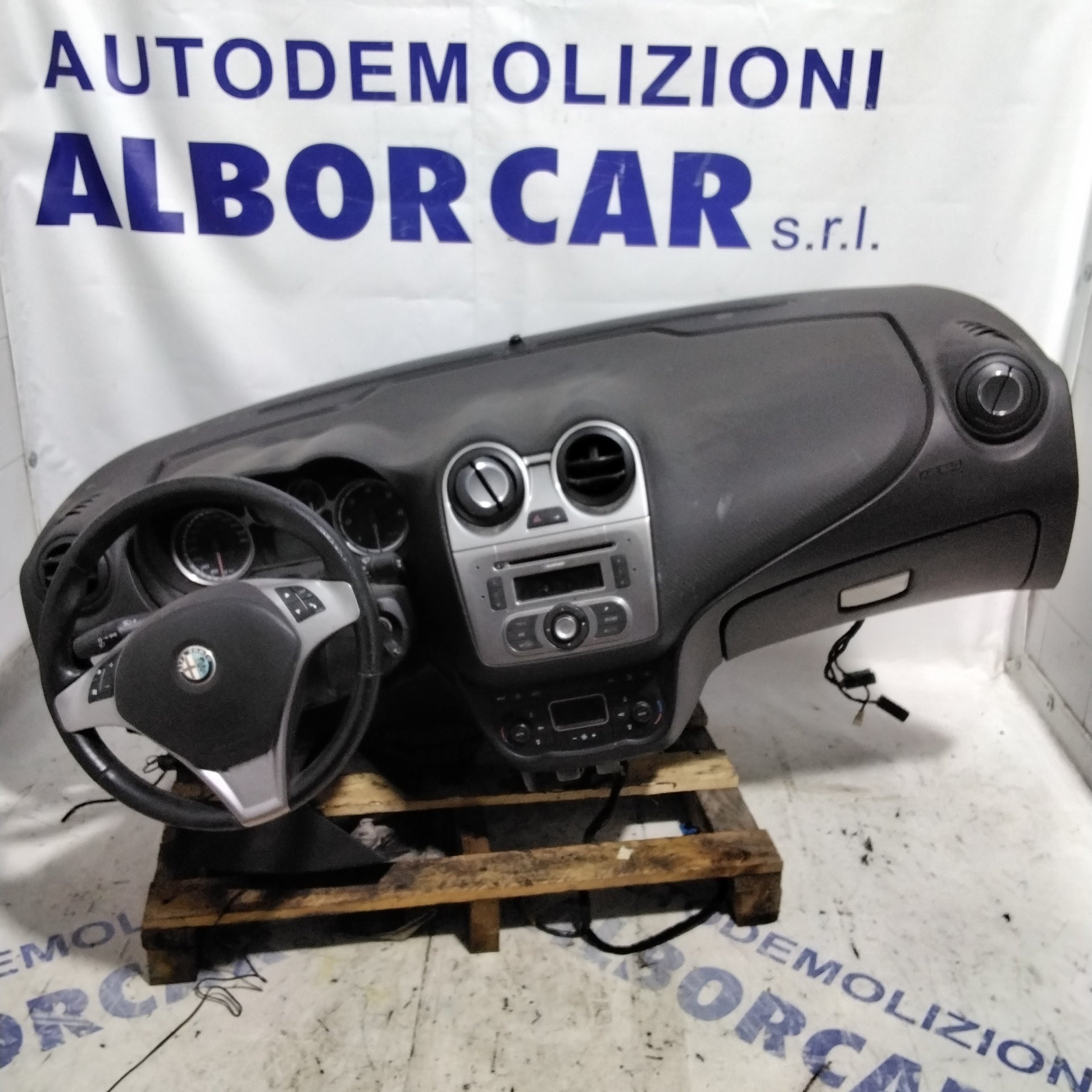 Cruscotto completo + kit airbag alfa romeo mito anno 2008