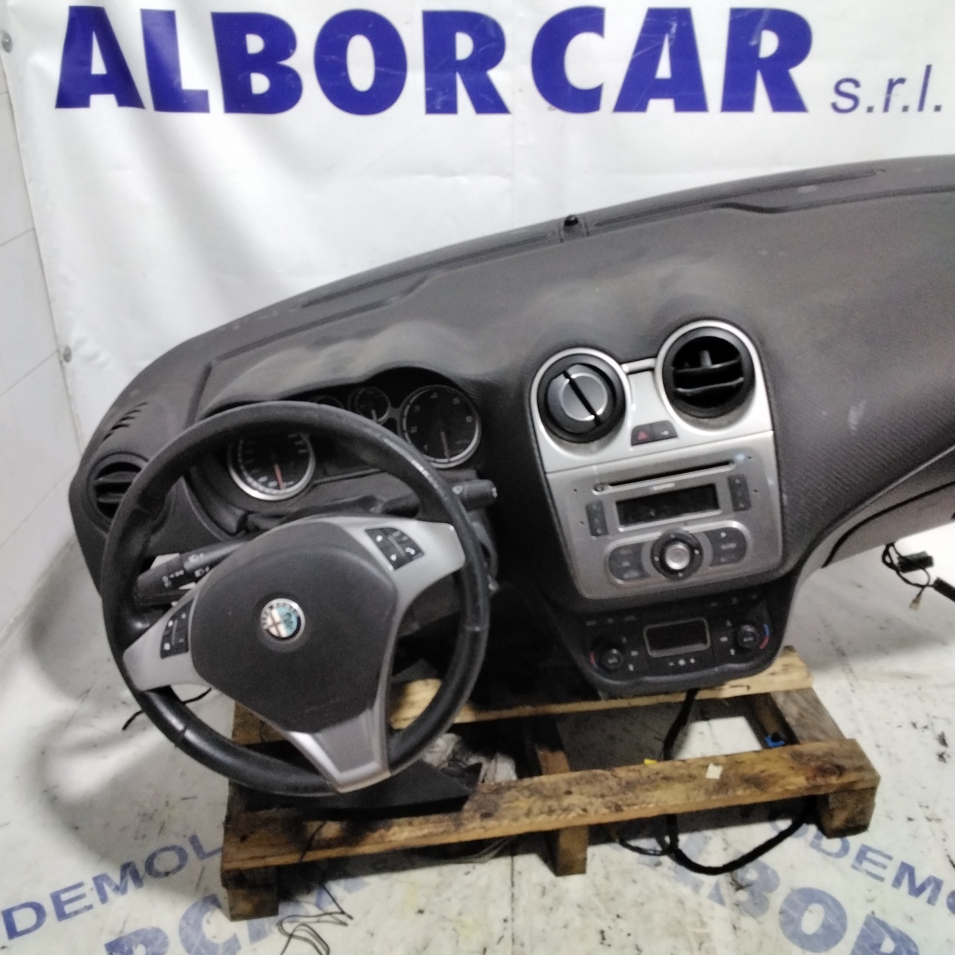 Cruscotto completo + kit airbag alfa romeo mito anno 2008