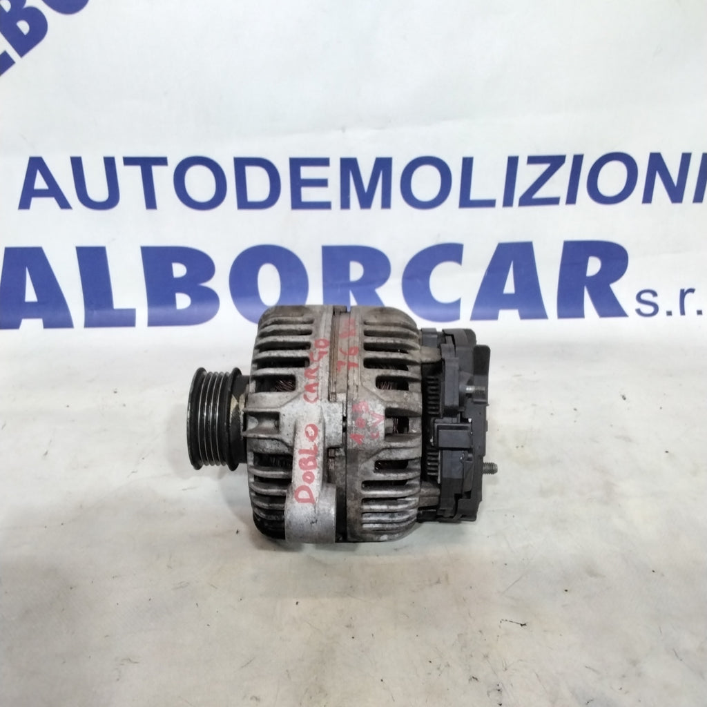 Alternator Fiat Doblo Cargo 103hp 76kw year 2005 part number: 46532669