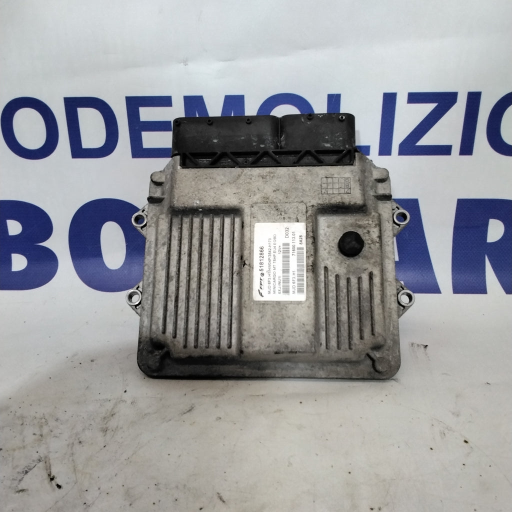 Fiat Fiorino 1.3 Multijet engine control unit year 2008 code: 51812866. MJD 6F3.H1/HW04P/3542-H170