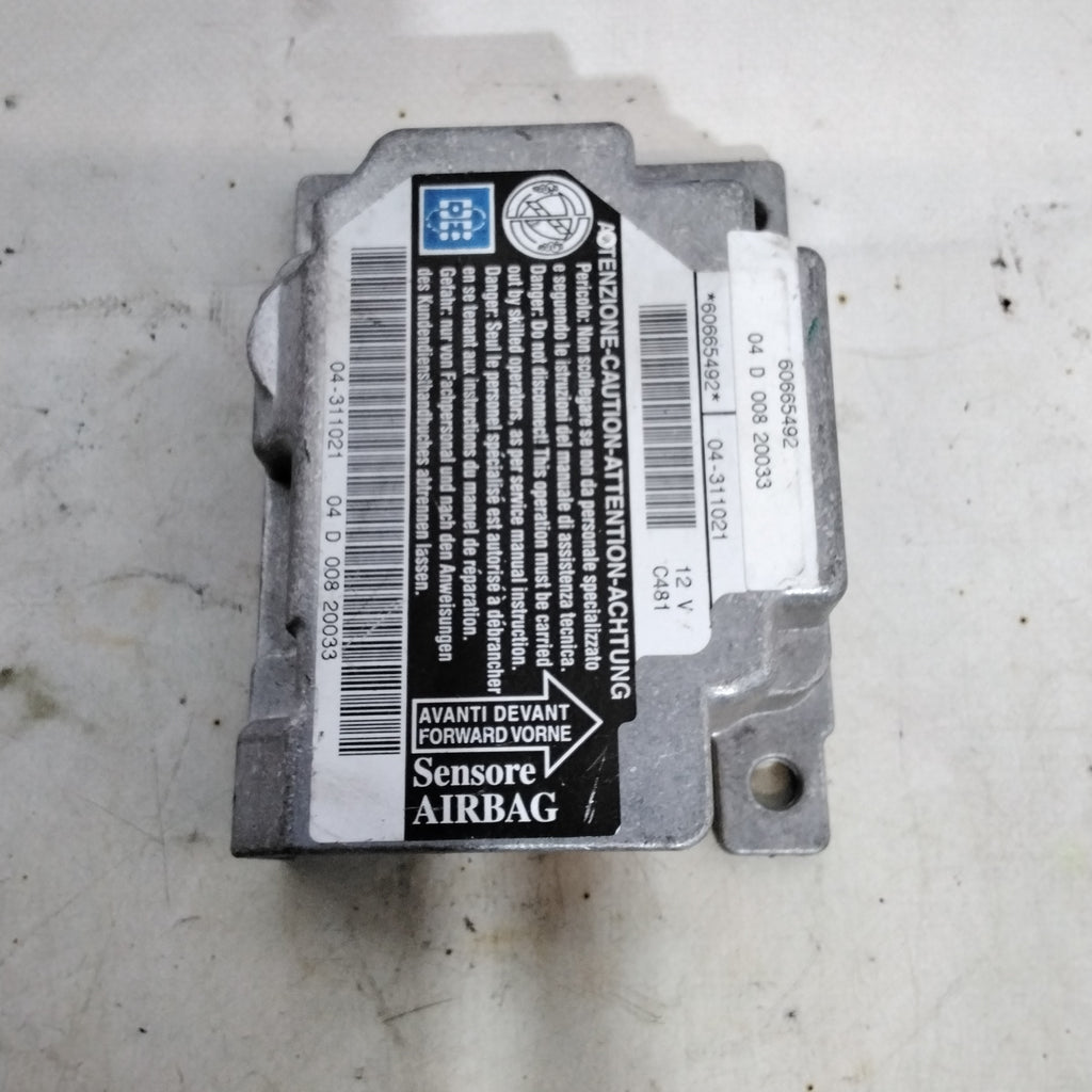 Airbag control unit Alfa Romeo 156 year 2001 code: 60665492