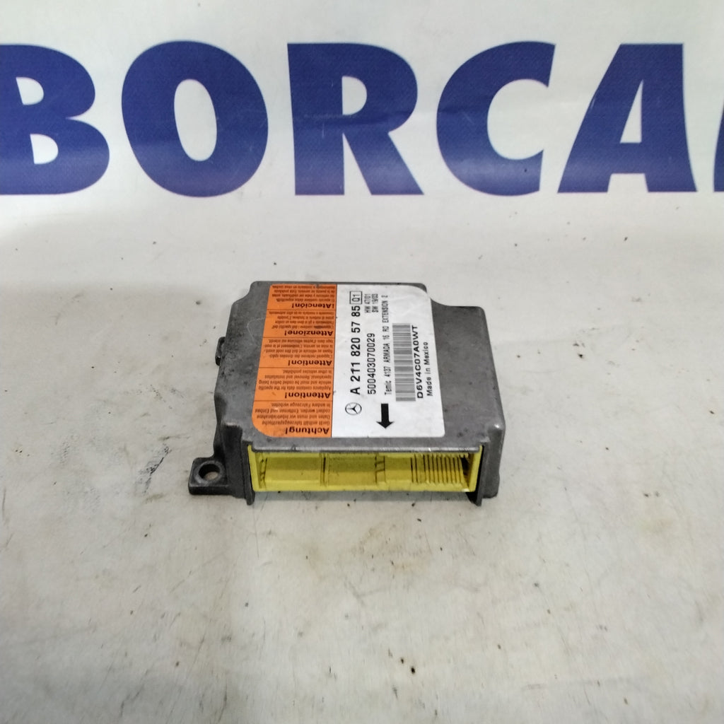 Airbag control unit Mercedes E-Class (W211) year 2002 code: A2118205785
