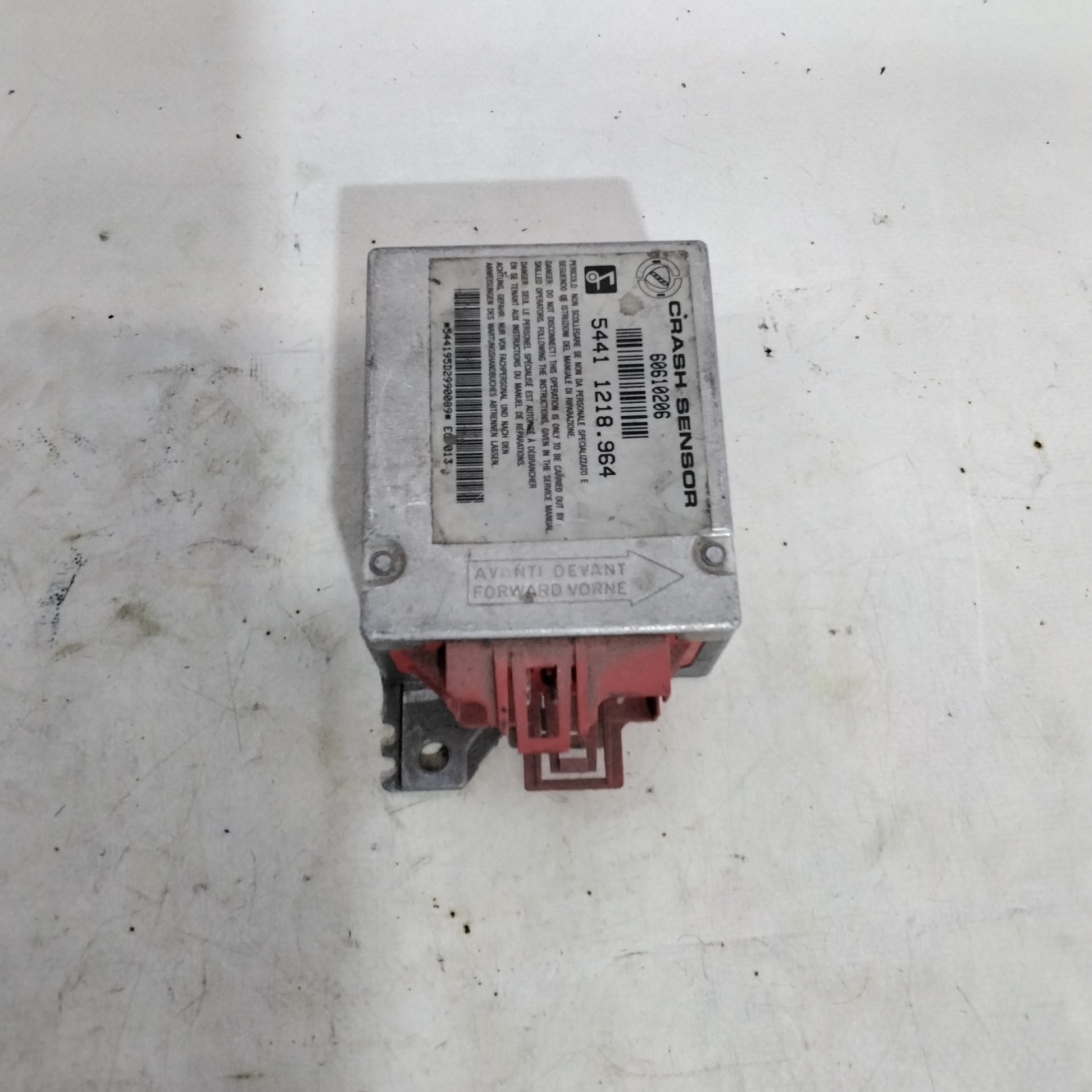 Airbag control unit / crash sensor Alfa Romeo GT year 2004 part number: 54411218964