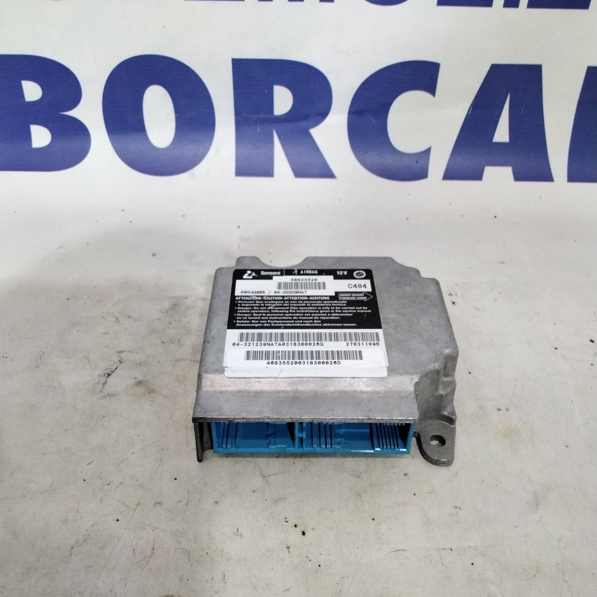Airbag control unit Fiat Stilo year 2001/2005 code: 46835520