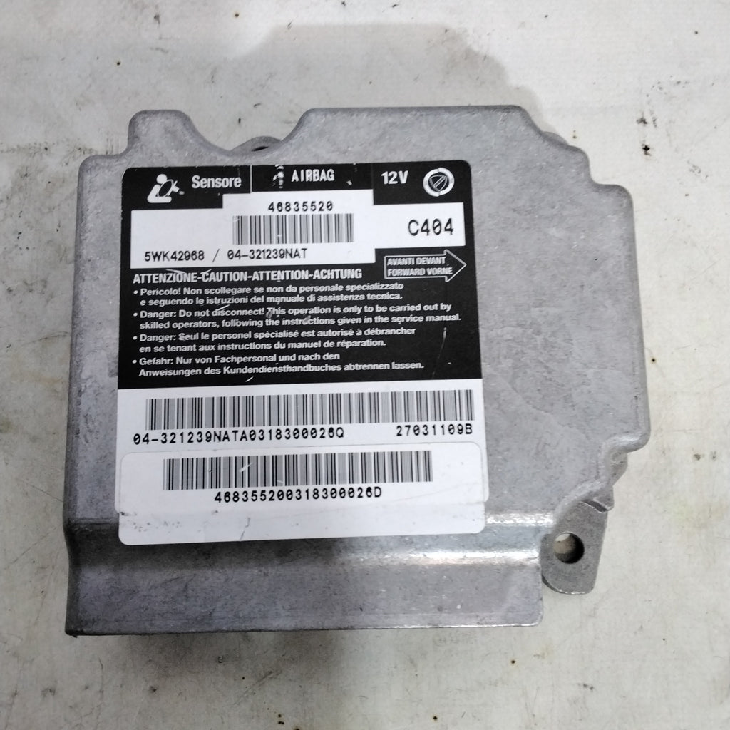 Centralita airbag Fiat Stilo año 2001/2005 código:46835520