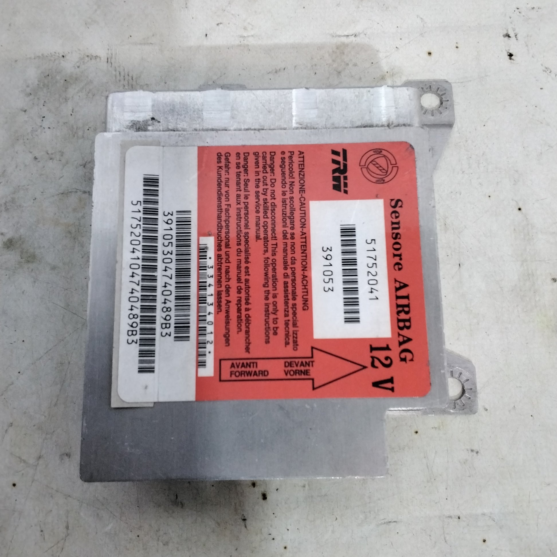Centralina airbag fiat idea anno 2004 codice:51752041