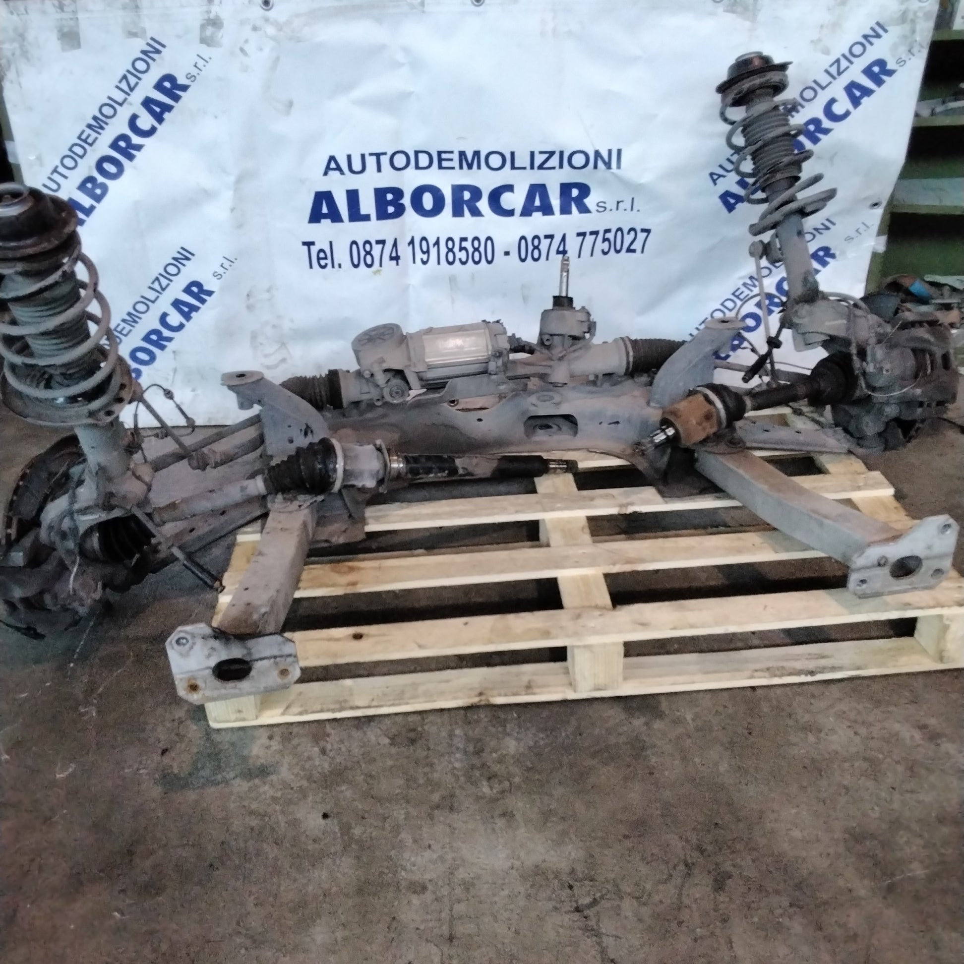 Puente eje delantero (COMPLETO) Alfa Romeo Giulietta 1.4 turbo gasolina año 2016