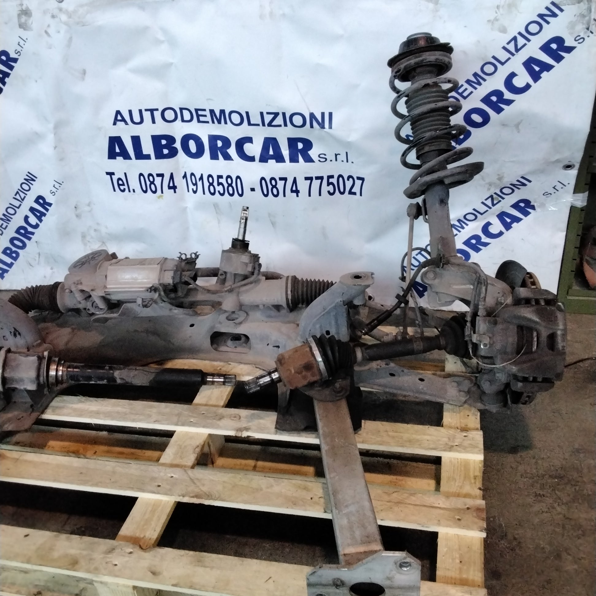 Puente eje delantero (COMPLETO) Alfa Romeo Giulietta 1.4 turbo gasolina año 2016