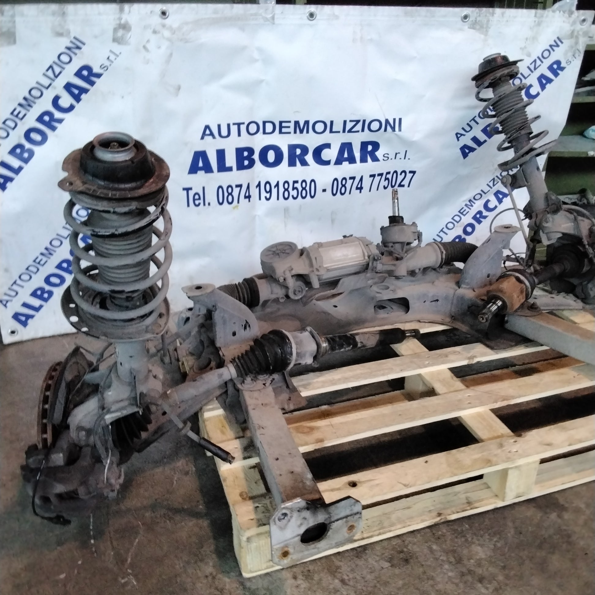 Puente eje delantero (COMPLETO) Alfa Romeo Giulietta 1.4 turbo gasolina año 2016