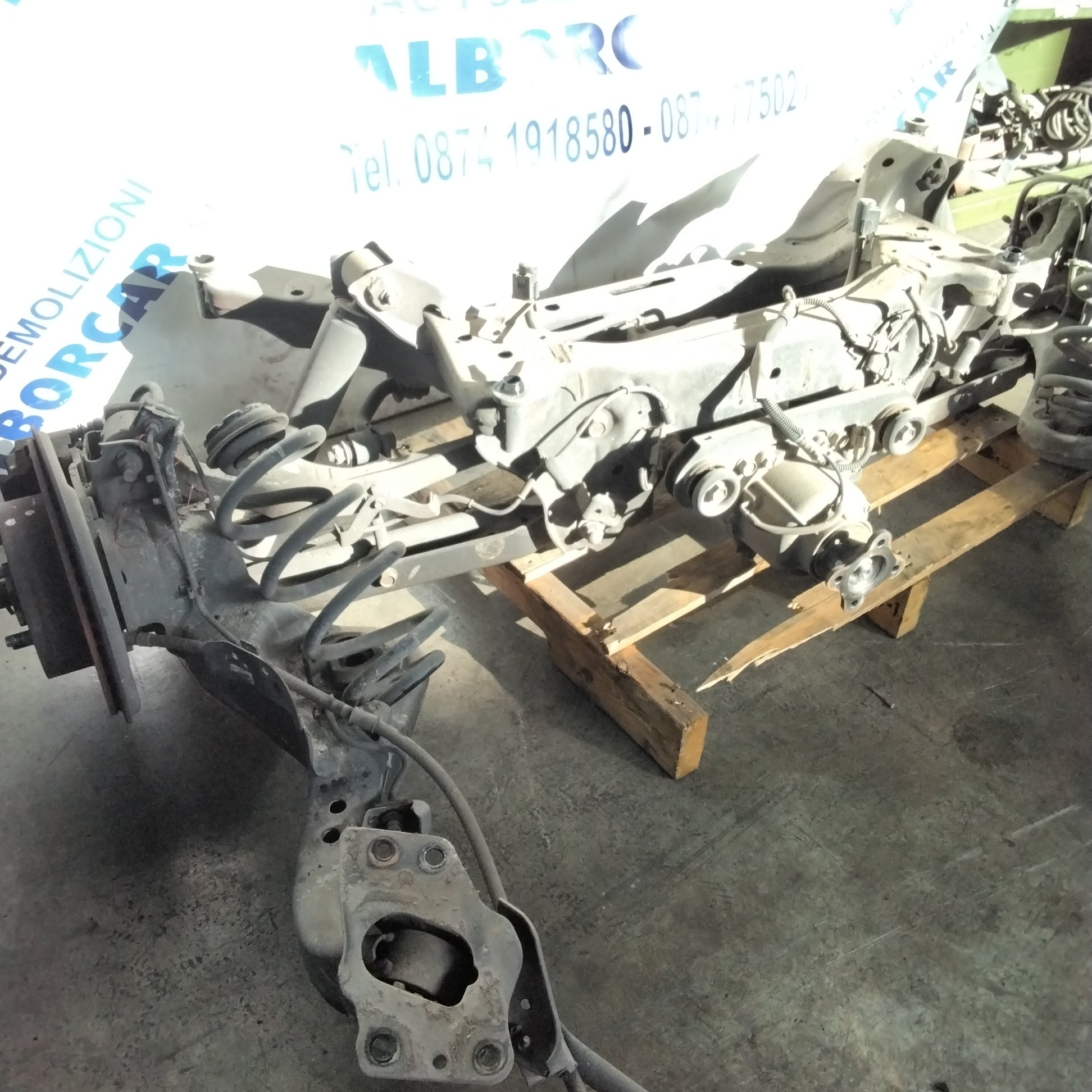 Puente trasero Nissan Qashqai 2.0 diésel año 2008