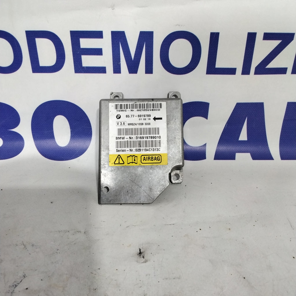 Centralina airbag bmw 5 serie (E39) 530 diesel anno 2001 codice:316919789010