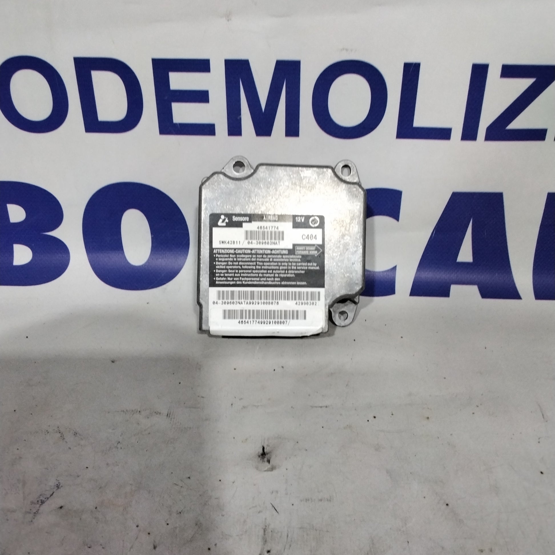 Centralina airbag fiat bravo/brava (182) anno 1995/2003 codice:46541774
