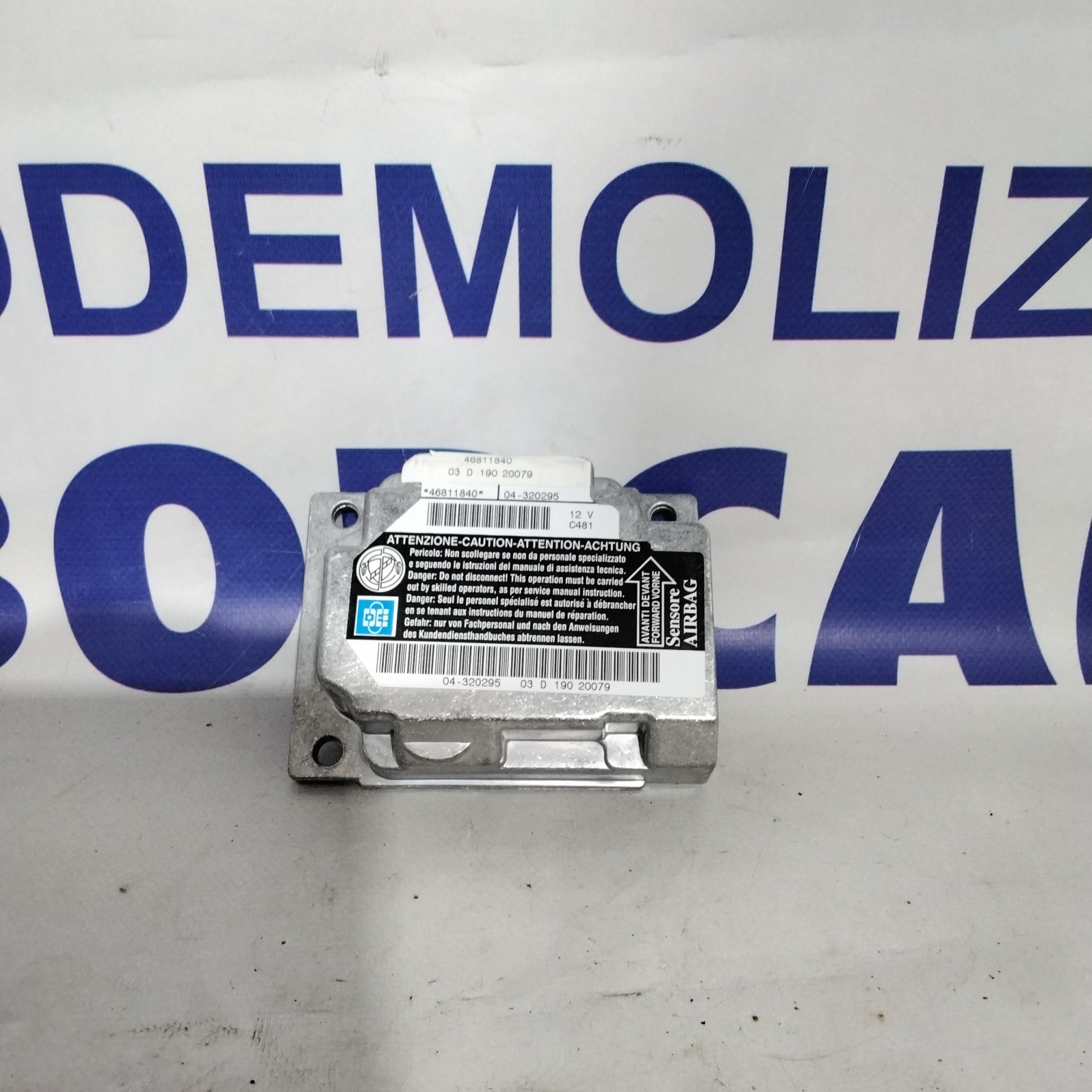 Centralina airbag fiat marea anno 2002 codice:46811840