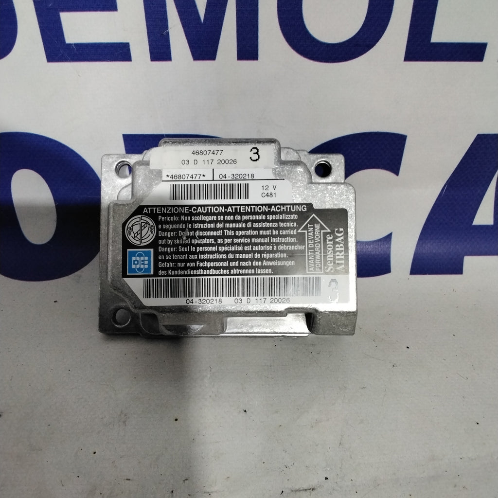 Centralita airbag Lancia Ypsilon año 2000/2003 código: 46807477