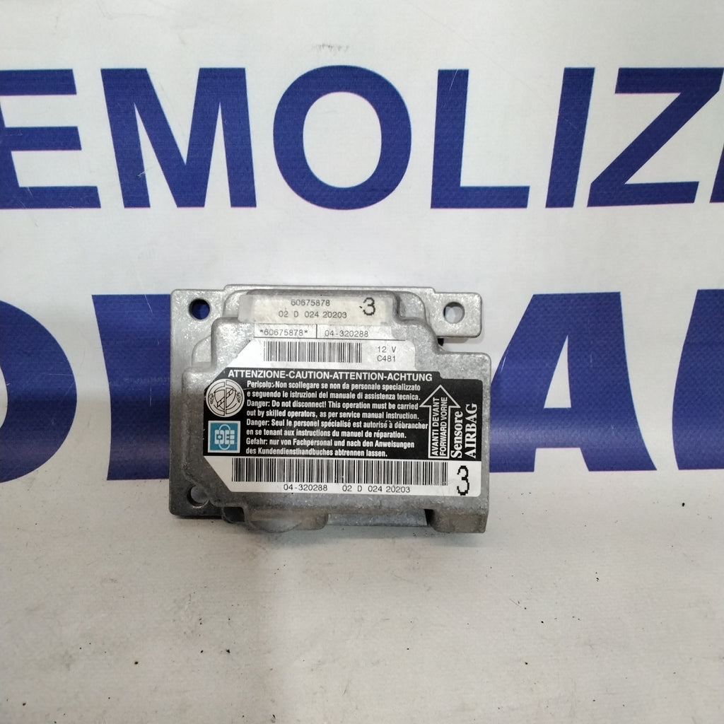 Unidad de airbag Alfa Romeo 147 año 2004 código: 60675878