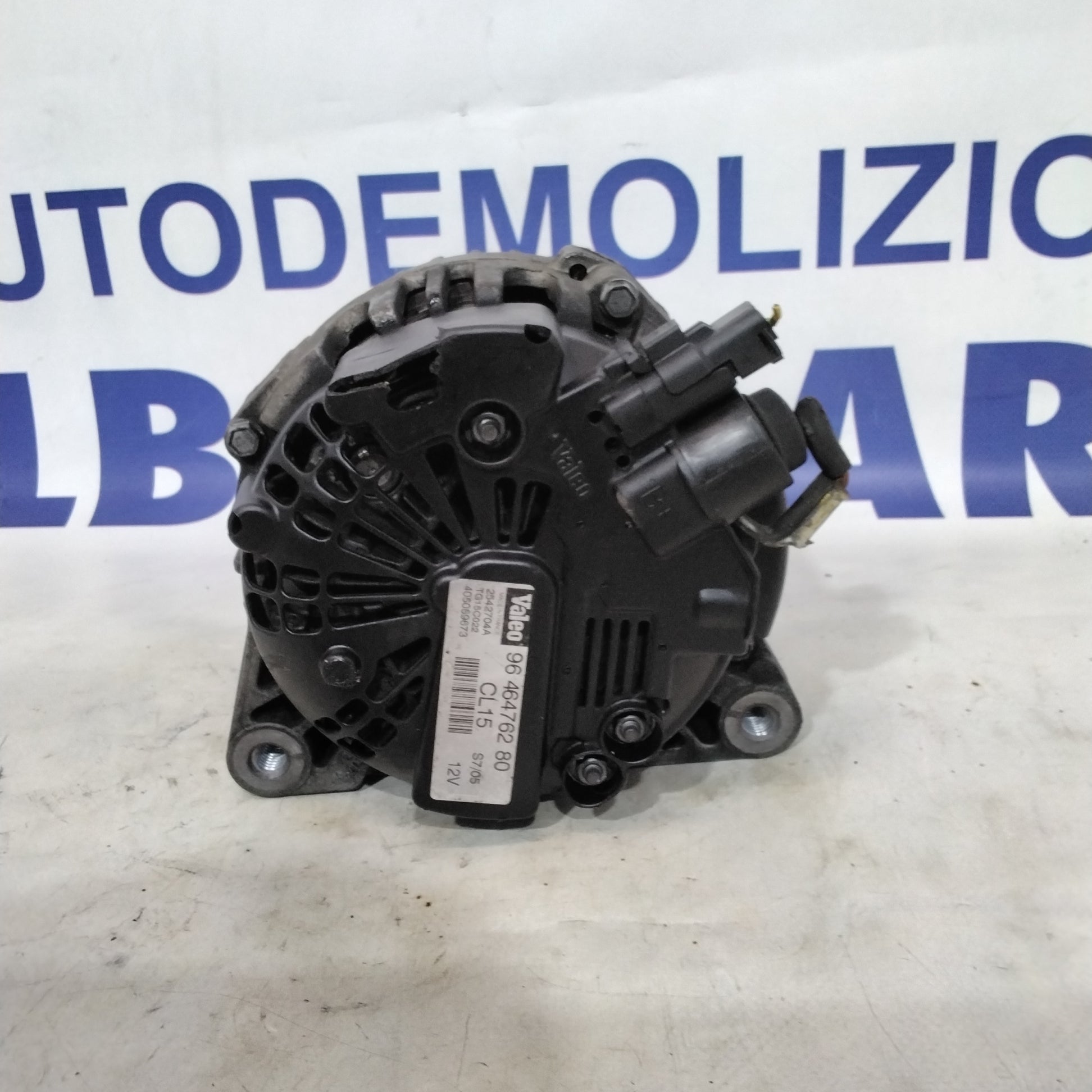 Alternatore peugeot 206 sw 1.4 hdi anno 2003 codice:2542704A (sf15p7)