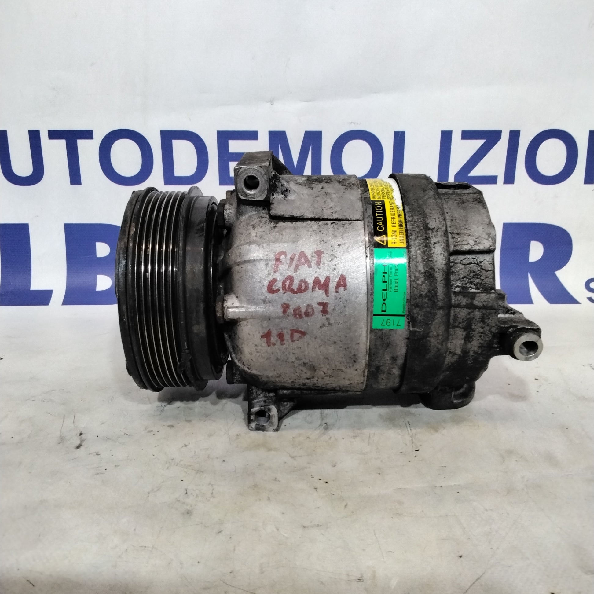 Compressore aria condizionata fiat croma 1.9 diesel anno 2007 codice:13197197