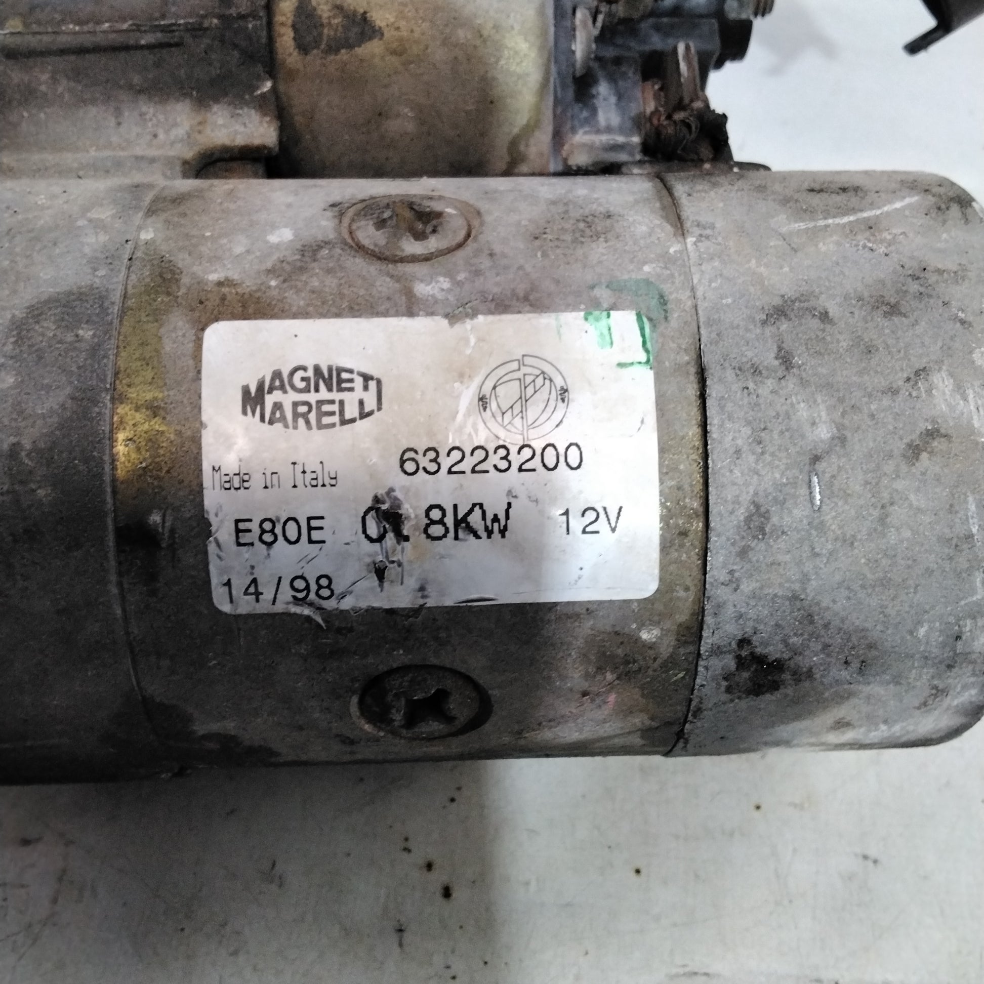Motor de arranque Lancia Ypsilon 1.2 gasolina año 2002 código:63223200